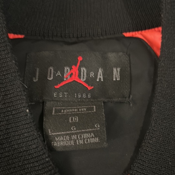 Jordan lined bomber jacket men’s size large - Picture 14 of 16